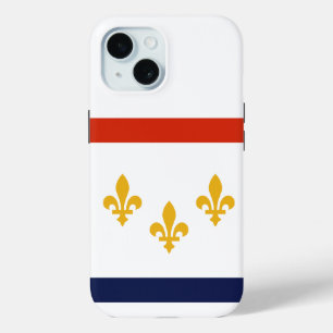 Flag of New Orleans, Louisiana Case-Mate iPhone Ca 15 Case