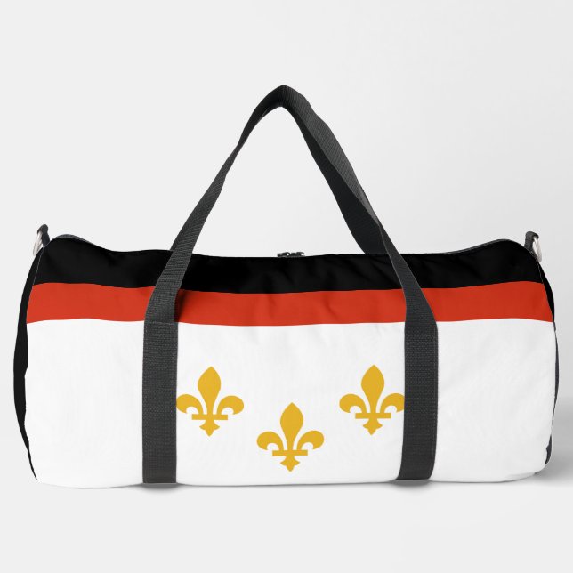 Flag of New Orleans, Louisiana  Duffle Bag (Front)
