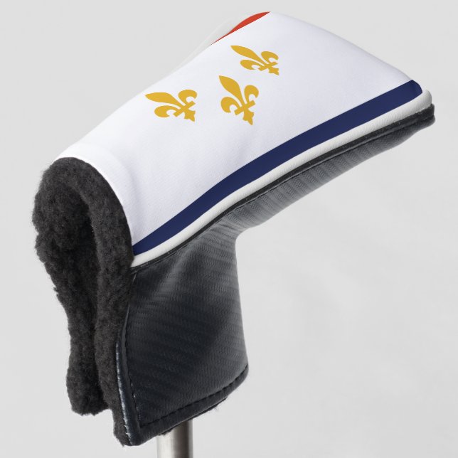 Flag of New Orleans, Louisiana Golf Head Cover (3/4 Front)