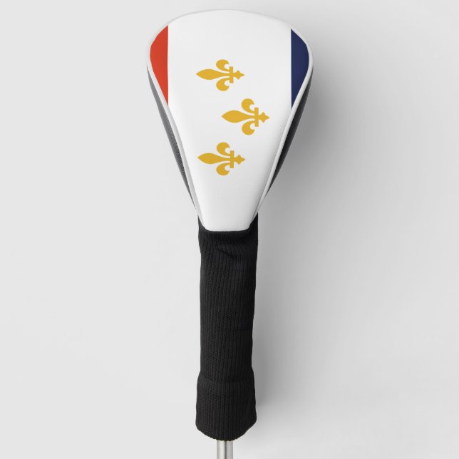 Flag of New Orleans, Louisiana Golf Head Cover (Front)
