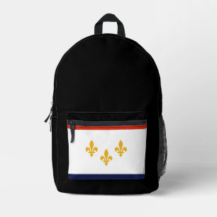 Flag of New Orleans, Louisiana  Printed Backpack