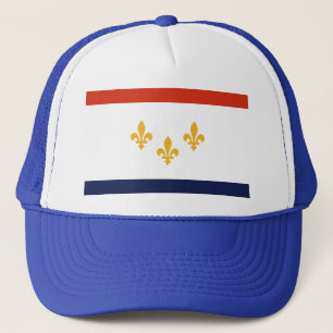 Flag of New Orleans, Louisiana Trucker Hat