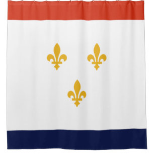 Flag of New Orleans (Louisiana, USA) Shower Curtain