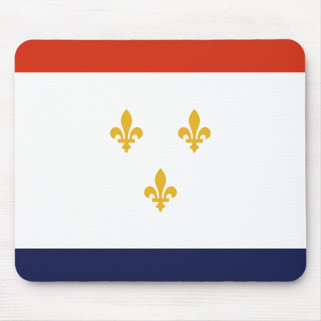 Flag of New Orleans Mouse Pad (Front)