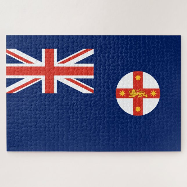 Flag of New South Wales (Australian State) Jigsaw Puzzle (Horizontal)