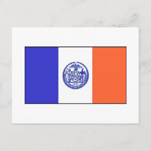 Flag of New York City Postcard