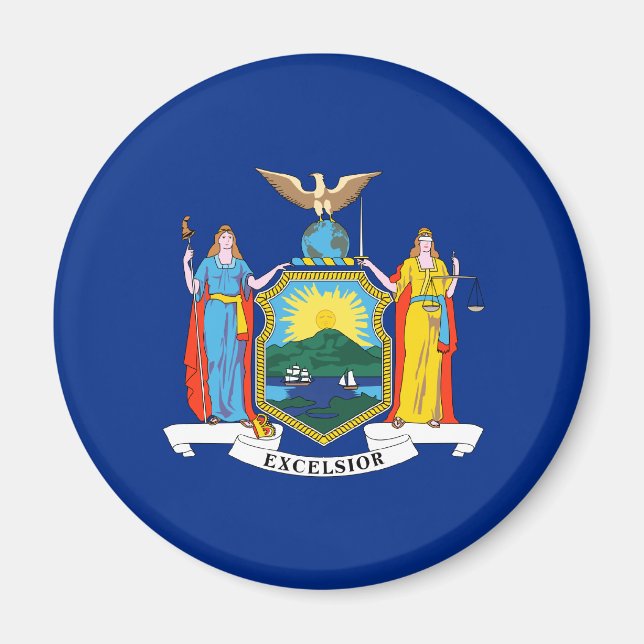 Flag of New York Magnet (Front)