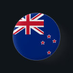Flag of New Zealand 3 Cm Round Badge<br><div class="desc">Flag of New Zealand</div>
