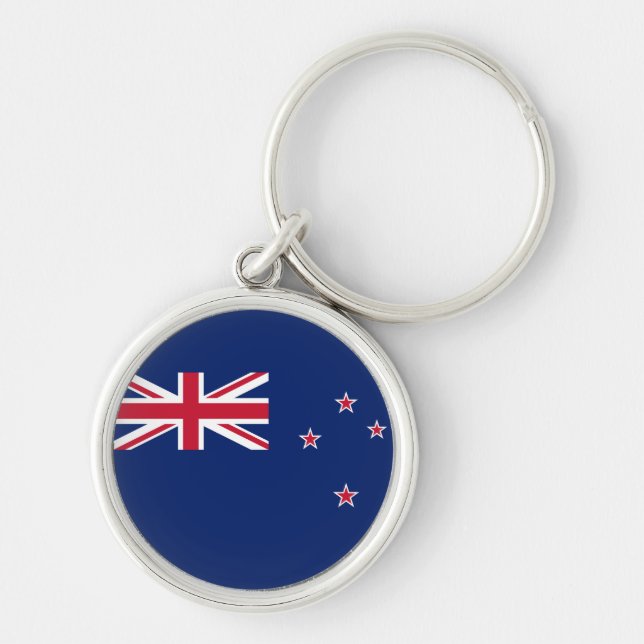 Flag of New Zealand Key Ring (Front)