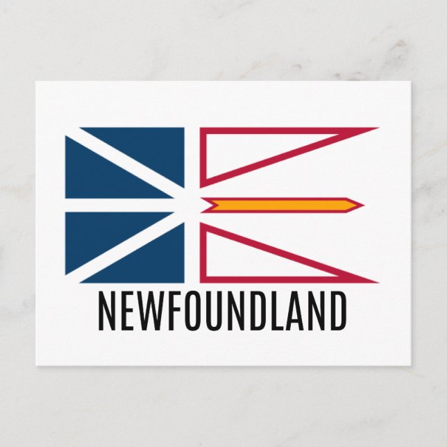 Flag of Newfoundland Postcard (Front)