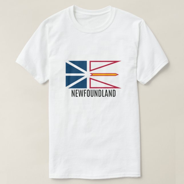 Flag of Newfoundland T-Shirt (Design Front)