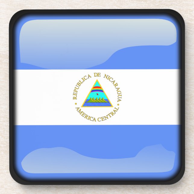 Flag of Nicaragua Coaster (Front)