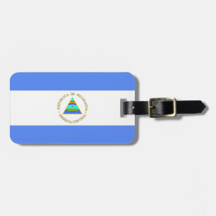Flag of Nicaragua Easy ID Personal Luggage Tag
