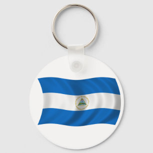 Flag of Nicaragua Key Ring