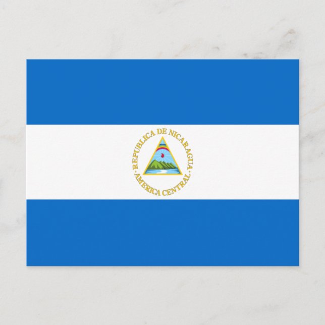 Flag of Nicaragua Postcard (Front)
