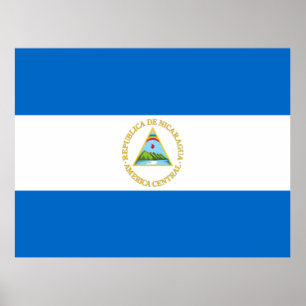 Flag of Nicaragua Poster