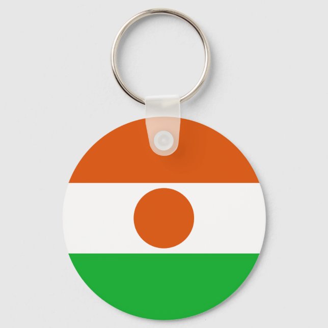 Flag of Niger Key Ring (Front)