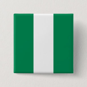 Flag of Nigeria 15 Cm Square Badge