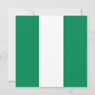 Flag of Nigeria Card