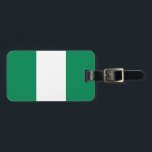 Flag of Nigeria Luggage Tag<br><div class="desc">Flag of Nigeria</div>