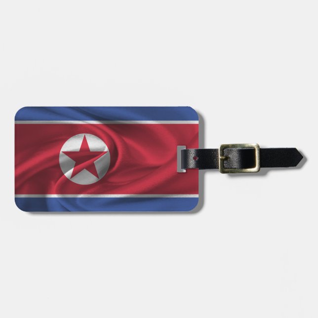 Flag Of North Korea Luggage Tag (Front Horizontal)