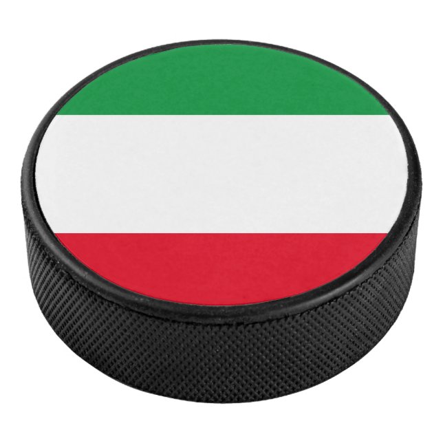 Flag of North-Rhine Westphalia Hockey Puck (3/4)