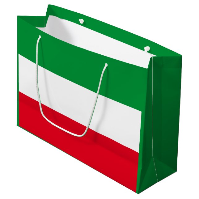 Flag of North-Rhine Westphalia Large Gift Bag (Front Angled)