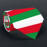 Flag of North-Rhine Westphalia Tie<br><div class="desc">Tie with flag of North-Rhine Westphalia (Nordrhein-Westfalens),  design with horizontal tricolor of green,  white and red</div>