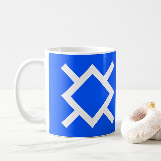 Flag of Northern Cheyenne Coffee Mug (With Donut)