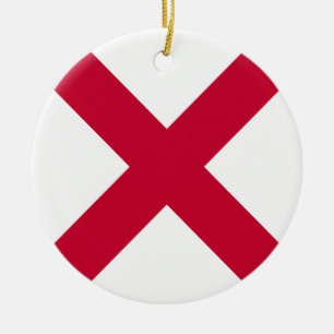 Flag of Northern Ireland Ceramic Tree Decoration