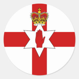 Flag of Northern Ireland Classic Round Sticker