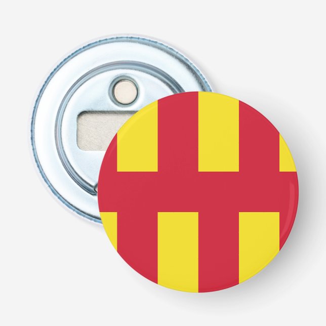 Flag of Northumberland Bottle Opener (Front)
