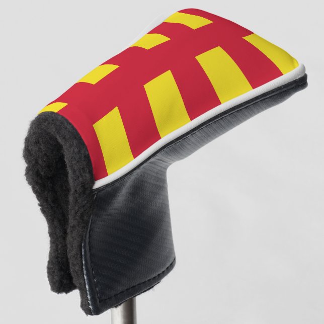 Flag of Northumberland Golf Head Cover (3/4 Front)