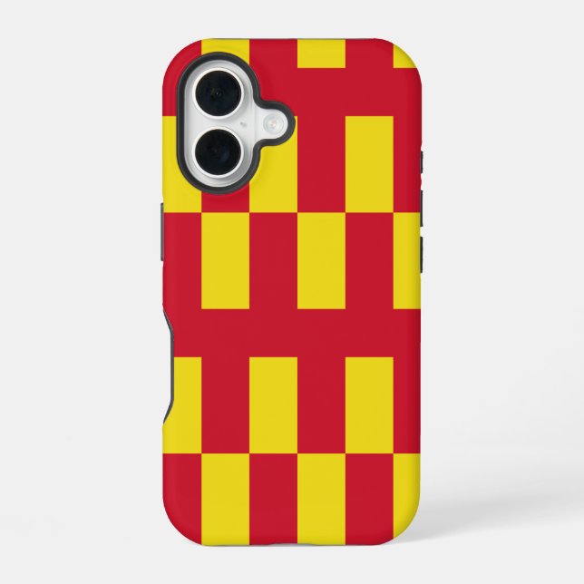 Flag of Northumberland  iPhone 16 Case (Back)