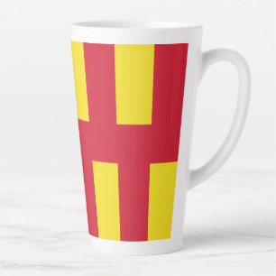 Flag of Northumberland Latte Mug