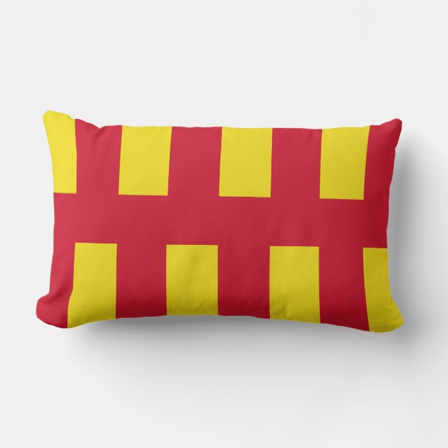 Flag of Northumberland Lumbar Pillow (Front)