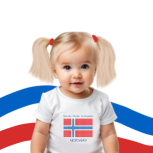 Flag of Norway Baby Bodysuit