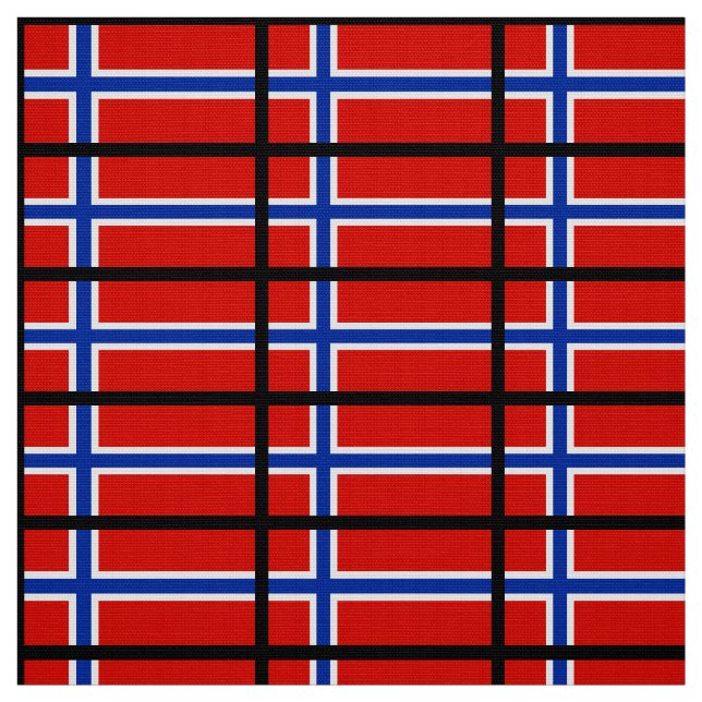 Flag of Norway Fabric (Swatch)