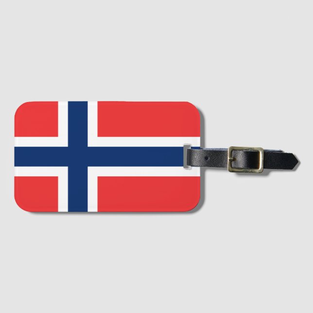 Flag of Norway Luggage Tag (Front Horizontal)