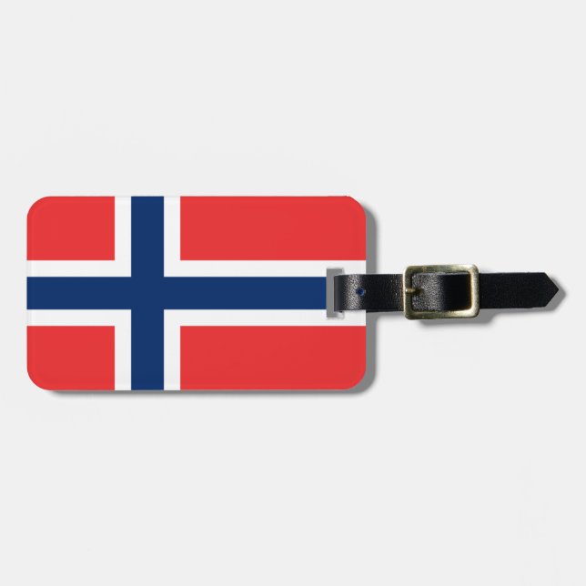 Flag of Norway Luggage Tag (Front Horizontal)