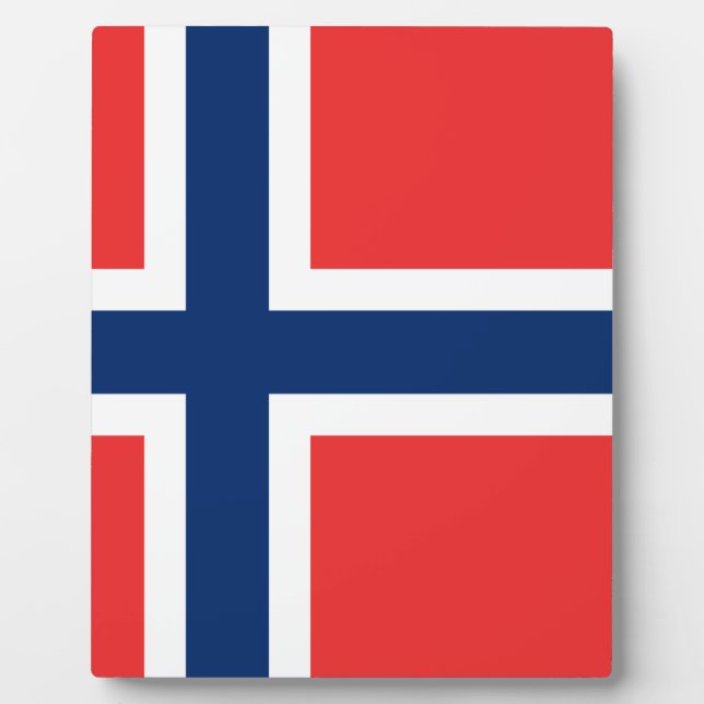 Flag of Norway Plaque (Front)