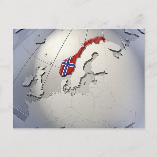Flag of Norway Postcard (Front)