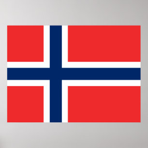 Flag of Norway Poster