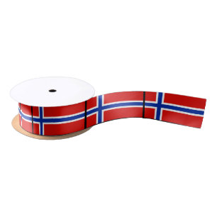 Flag of Norway Satin Ribbon