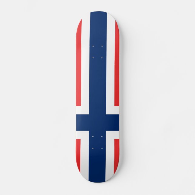 Flag of Norway Skateboard (Front)