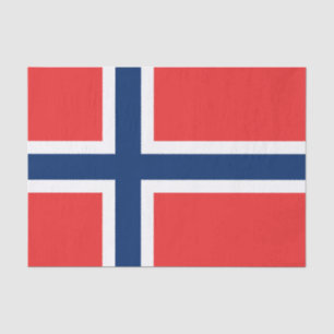 Flag of Norway Tissue Paper