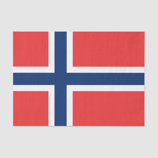 Flag of Norway Tissue Paper (Front)