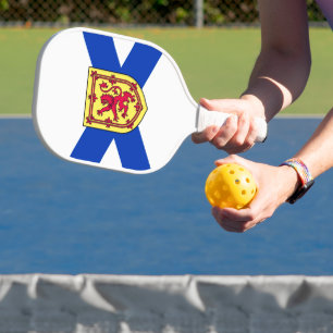 Flag of Nova Scotia, Canada Pickleball Paddle