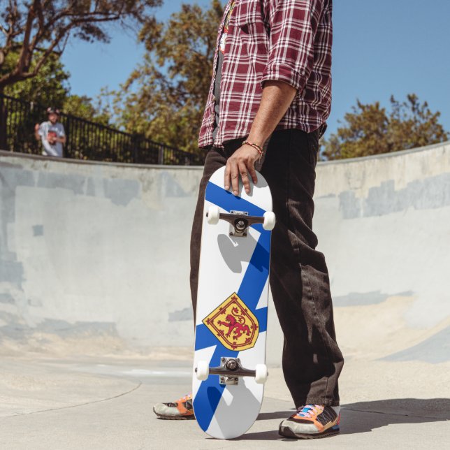 Flag of Nova Scotia, Canada Skateboard (Outdoor 2)