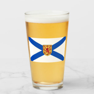 Flag of Nova Scotia (Canadian Province) Glass